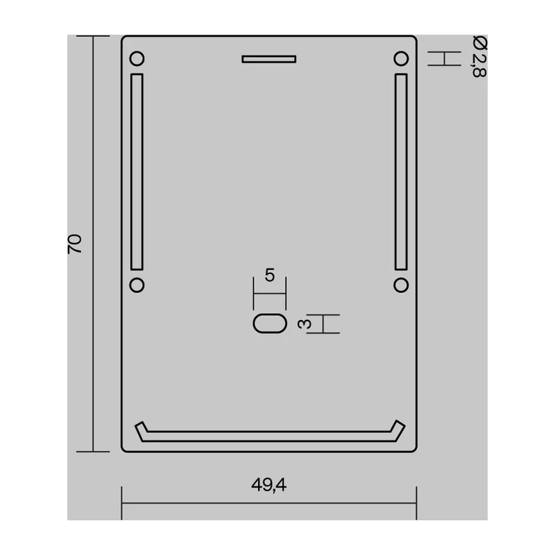Комплект заглушек (для профиля ALM-5070-В-2М) 2 шт., ALM-5070-B-EC Maytoni 642096 6