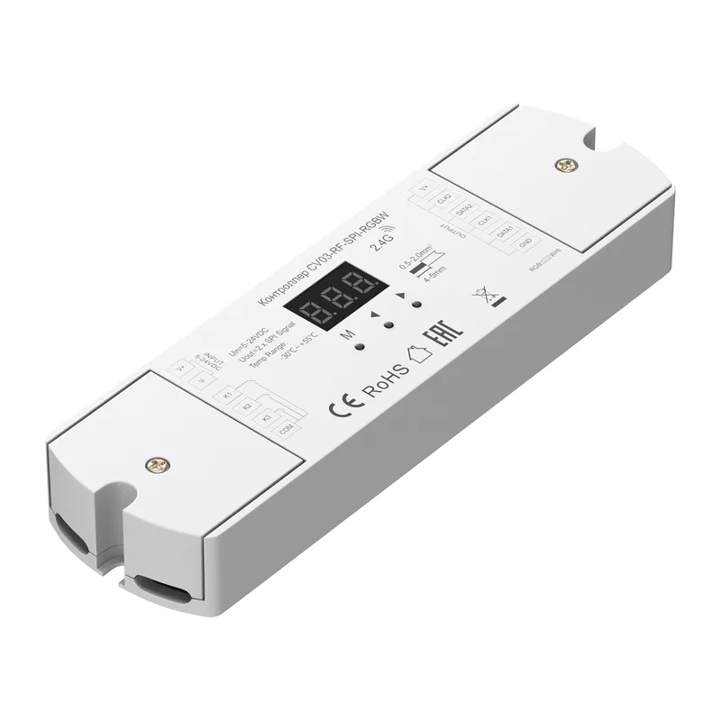 Контроллер SPI RF Цветной (RGB)+W 12-24В 168Вт Maytoni 711009