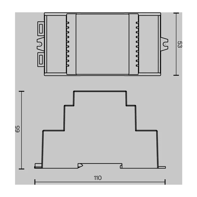 Релейный модуль DALI DT7 четырёхканальный 4x12A DIN 2760Вт Maytoni 721021 3