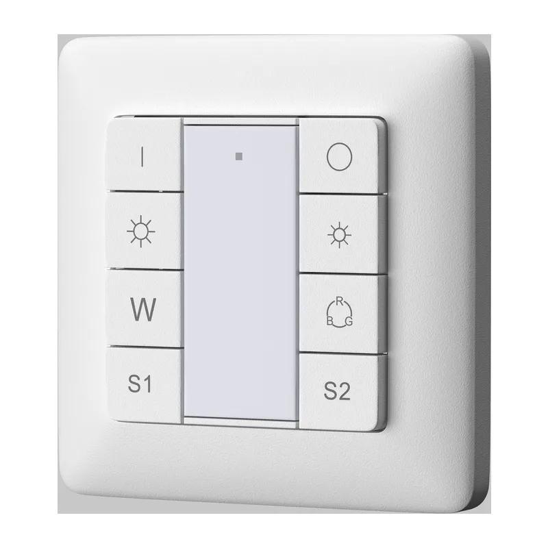 Кнопочная настенная панель 2 сцены, 1 группа DALI DT8 Цветной (RGB)+W Maytoni 721051 2