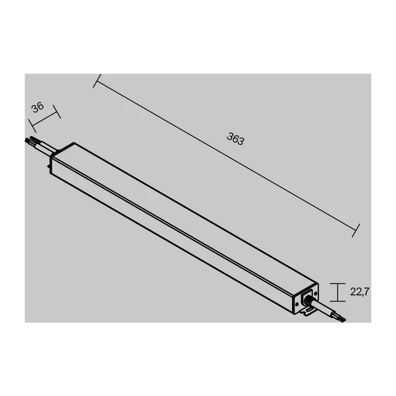 Источник напряжения 24В DALI DT6 250Вт IP 67 Maytoni 725005 3