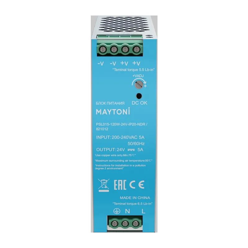 Источник напряжения PSL015 24В 120Вт IP 20 821012 Maytoni 2