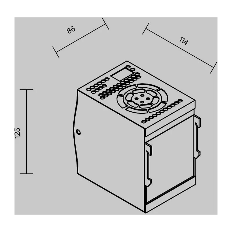Источник напряжения PSL015 24В 480Вт IP 20 821014 Maytoni 4