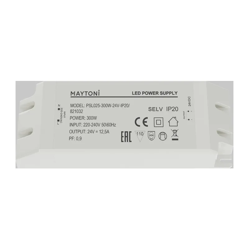 Источник напряжения PSL025 24В 300Вт IP20 821032 Maytoni 2