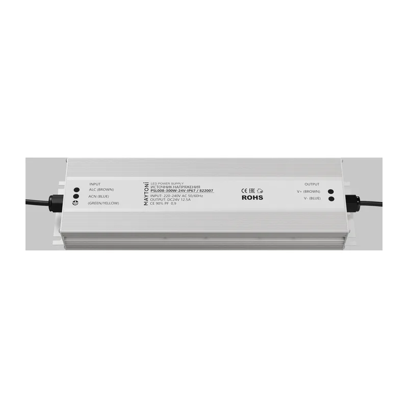 Источник напряжения PSL008 24В 300Вт IP67 822007 Maytoni 2