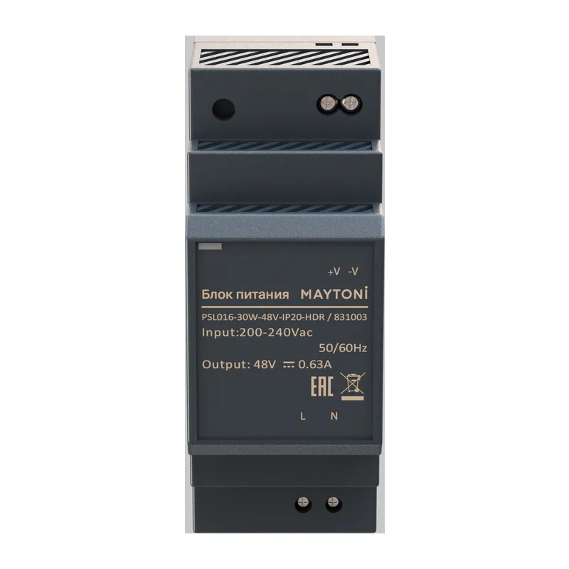 Источник напряжения PSL016 48В 30Вт IP 20 831003 Maytoni 2
