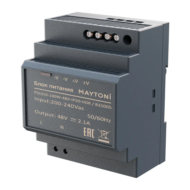 Источник напряжения PSL016 48В 100Вт IP 20 831005 Maytoni