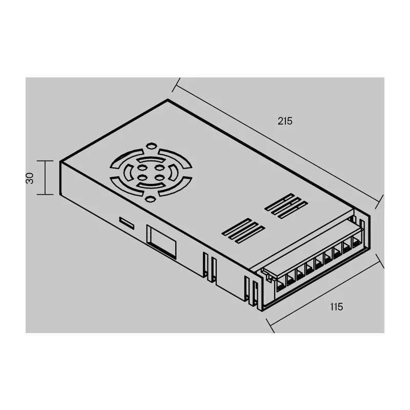 Источник напряжения PSL006 48В 400Вт IP 20 831011 Maytoni 4