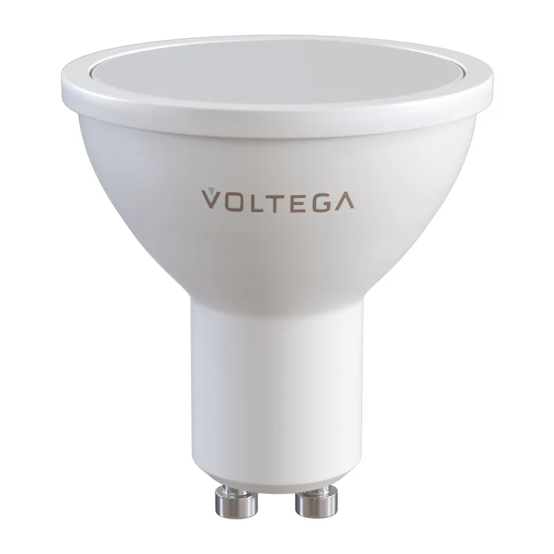 Светодиодная лампа MR16 6Вт 2800K GU10 110° диммируемая Voltega 8457 2