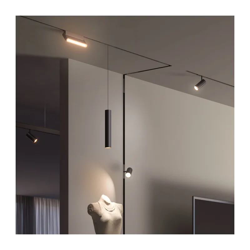 Slim Magnetic R01 Трековый светильник 6W 4200K черный 85011/01 Elektrostandard 6