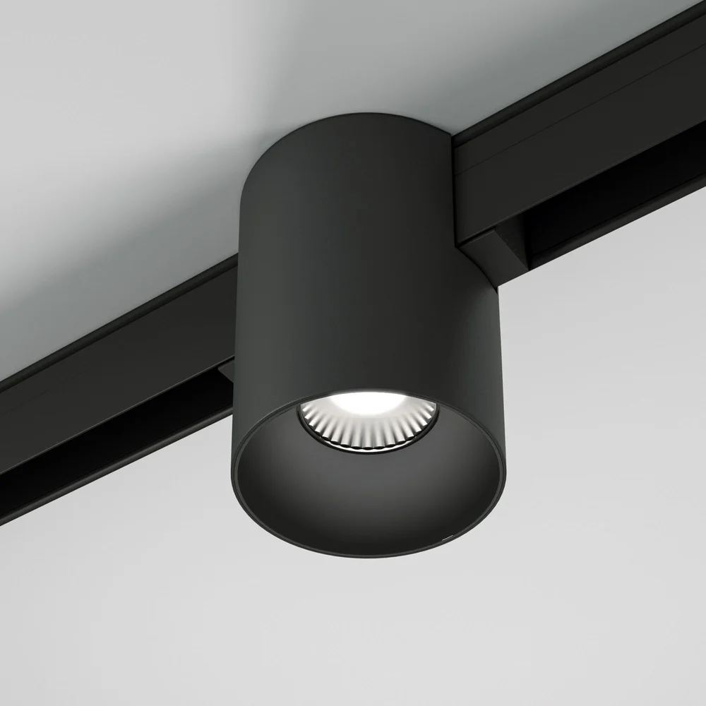 Slim Magnetic Трековый светильник 12W 4200K Solo чёрный 85054/01 Elektrostandard