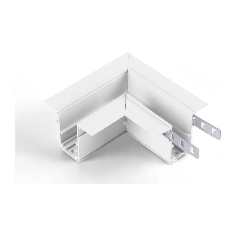 Slim Magnetic Коннектор угловой для встраиваемого шинопровода белый 85092/00 Elektrostandard 2