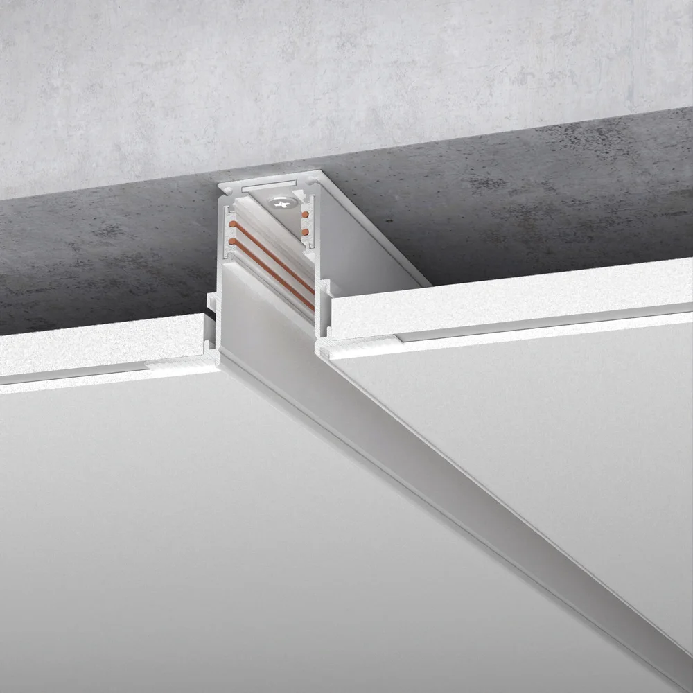 Slim Magnetic Шинопровод встраиваемый черный (3м) 85128/00 Elektrostandard