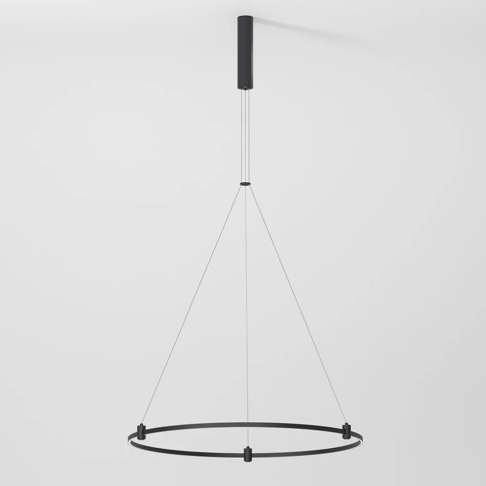 Esthetic Magnetic Шинопровод с тросовыми креплениями Round черный ⌀800 85138/00 Elektrostandard