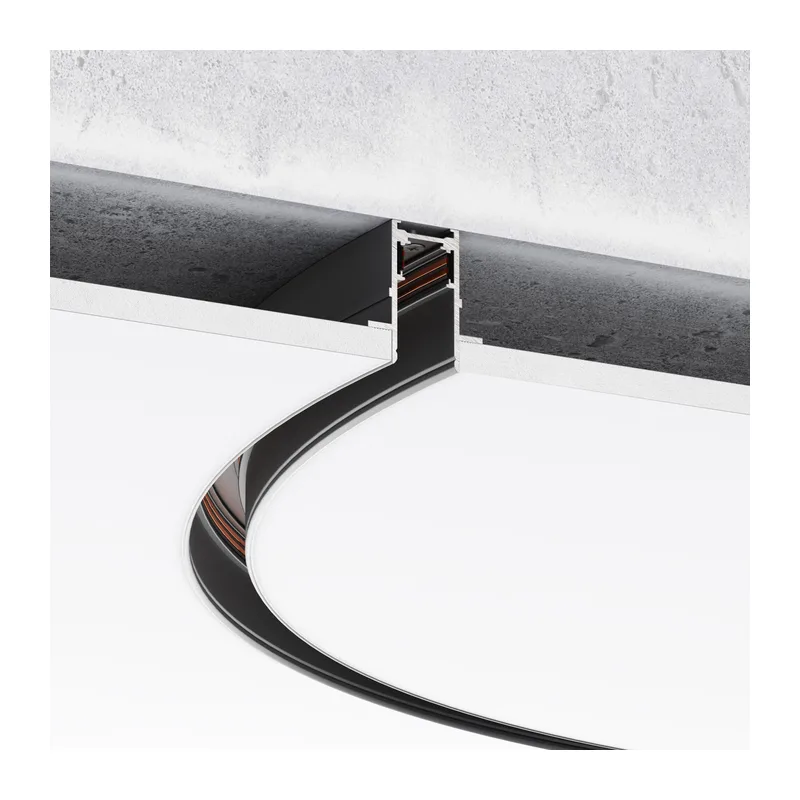 Slim Magnetic Встраиваемый радиусный шинопровод черный ⌀ 800мм 85158/00 Elektrostandard 2