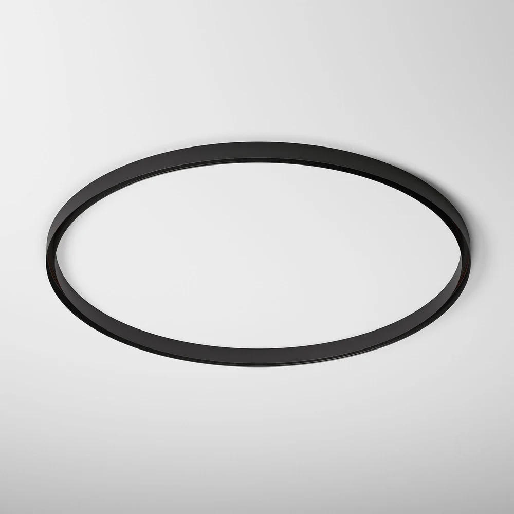 Slim Magnetic Накладной радиусный шинопровод черный ⌀ 1200мм 85161/00 Elektrostandard
