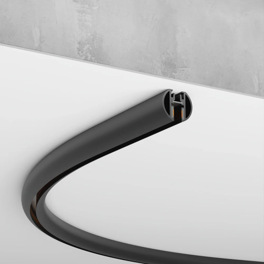 Mini Magnetic Шинопровод накладной Round черный Ø900 мм 85167/00 Elektrostandard