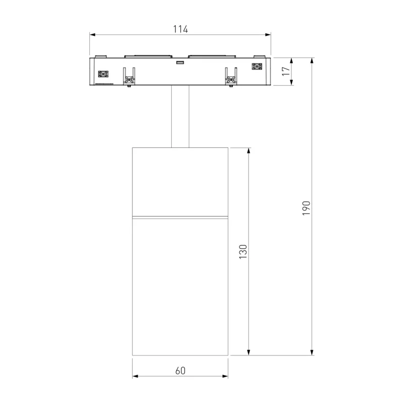 Slim Magnetic Трековый светильник для радиусного шинопровода 12W 4200K Comfi чёрный Ø 1200мм 85189/01 Elektrostandard 4
