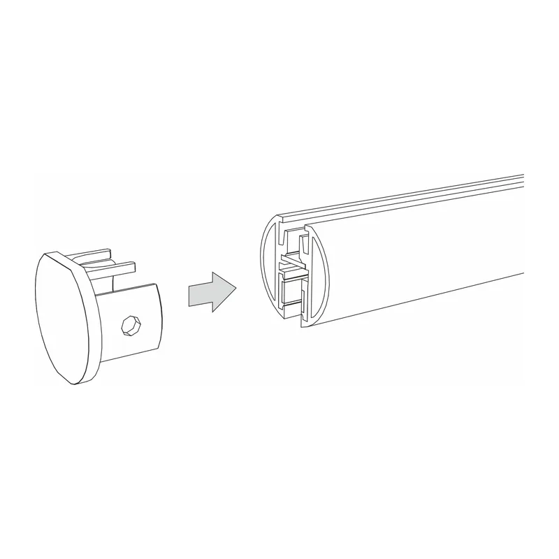 Mini Magnetic Заглушки для шинопровода Round 2шт 85202/00 Elektrostandard 5