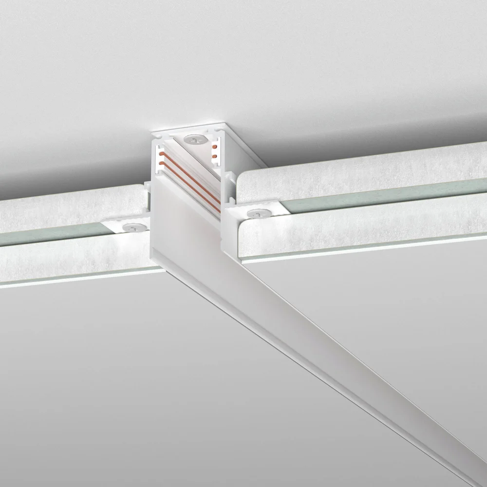 Slim Magnetic Шинопровод встраиваемый под ГКЛ 12,5мм (белый) (2м) 85207/00 Elektrostandard