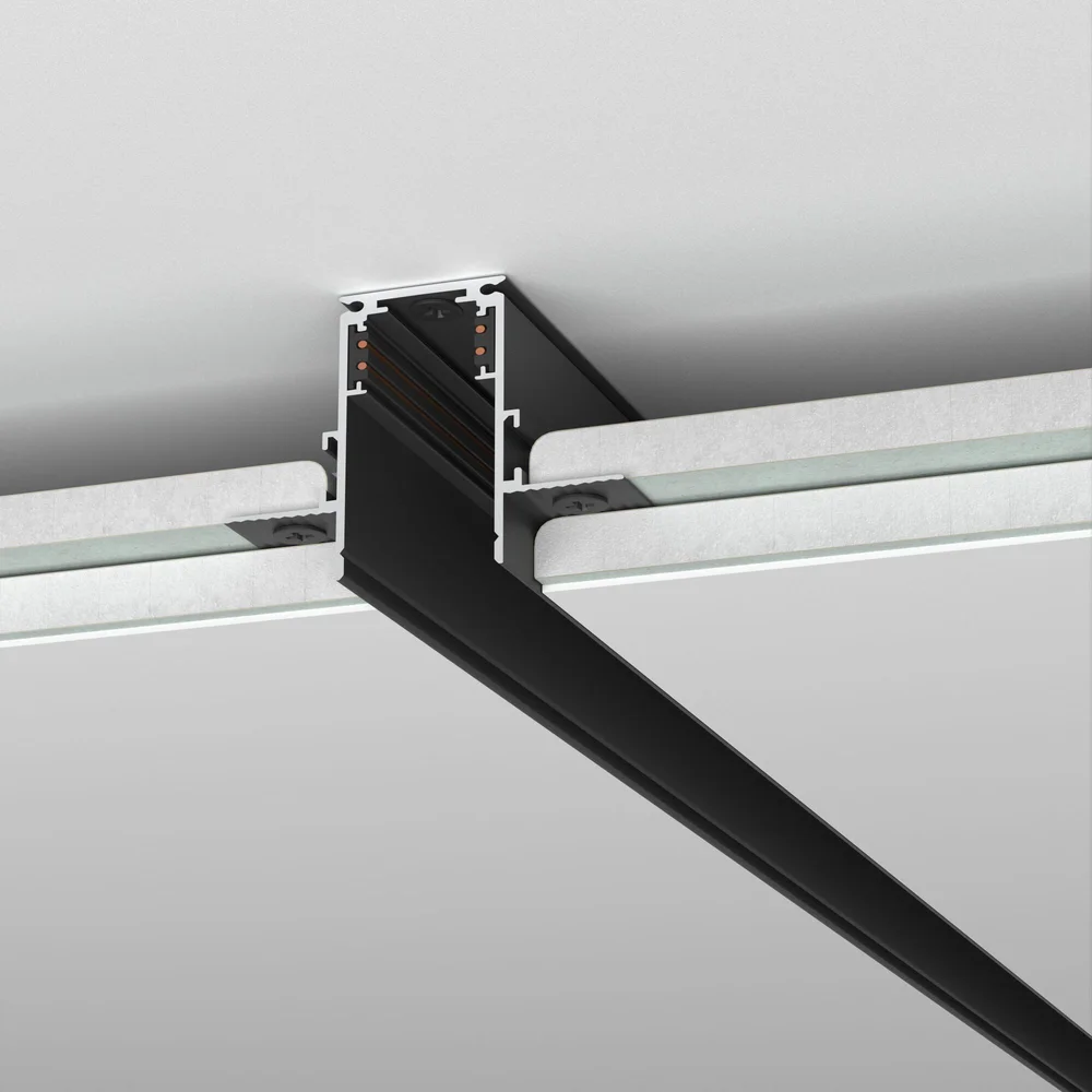 Slim Magnetic Шинопровод встраиваемый под ГКЛ 9,5мм белый (2м) 85209/00 Elektrostandard