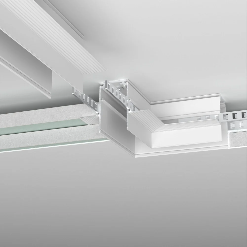 Slim Magnetic Коннектор угловой для встраиваемого шинопровода под ГКЛ 12,5мм черный 85212/00 Elektrostandard