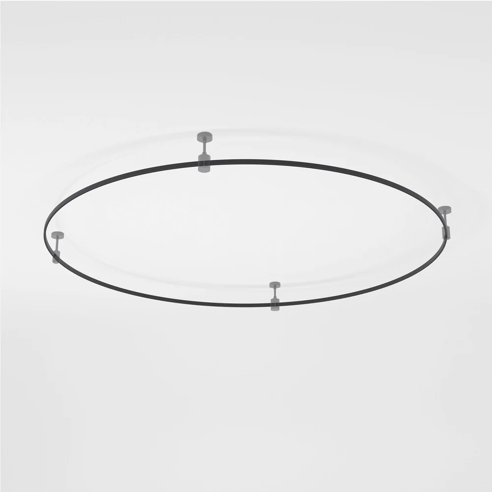Esthetic Magnetic Шинопровод Round черный Ø1500 85217/00 Elektrostandard