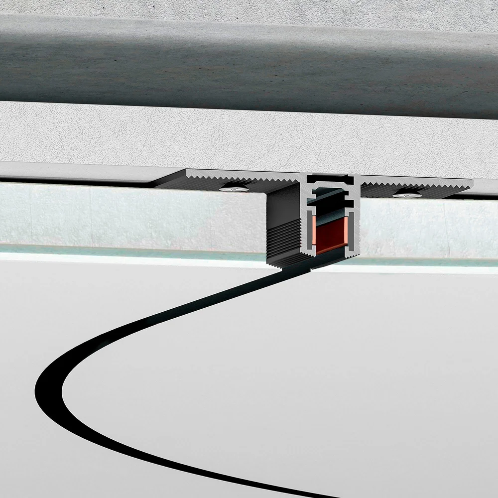 Mini Magnetic Шинопровод под ГКЛ 12,5мм черный Ø900 85220/00 Elektrostandard