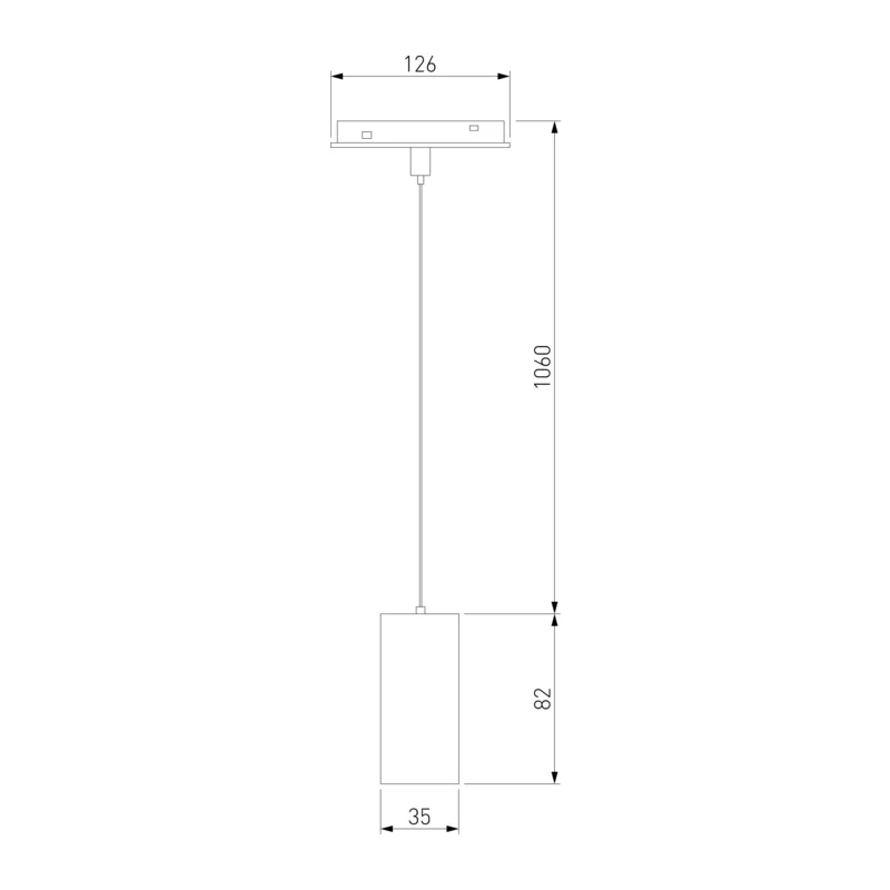 Slim Magnetic Трековый подвесной светодиодный светильник 7W 4200K Amend чёрный 85518/01 Elektrostandard 6