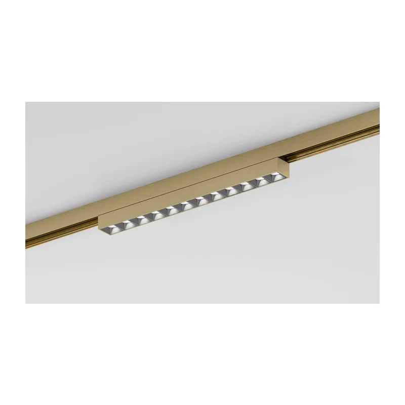 Brass Line Трековый светильник 10W 3000K латунь 85528/01 Elektrostandard