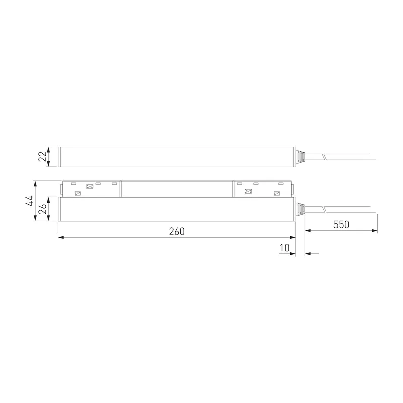 Slim Magnetic Блок питания 200W черный 95042/00 Elektrostandard 5