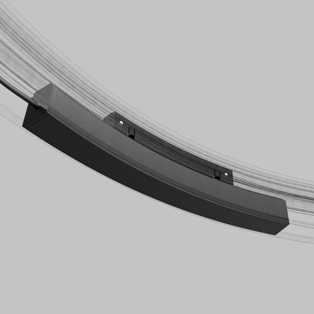 Slim Magnetic Блок питания 100W для радиусного шинопровода черный Ø 1200mm 95057/00 Elektrostandard