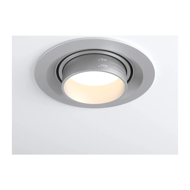Встраиваемый светодиодный светильник с регулировкой угла освещения 9920 LED 15W 4200K серебро Elektrostandard 3