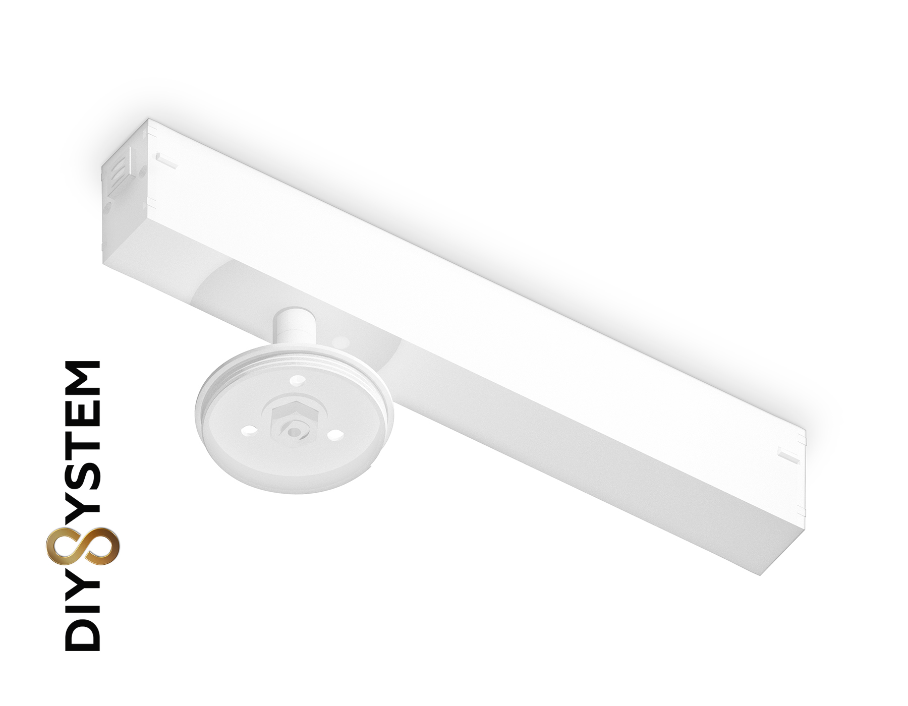 Крепеж трековый для корпуса DIY D60mm Magnetic 220V A2544 WH белый крепеж трековый для корпуса DIY D60mm 232*60*80 Ambrella Light 2