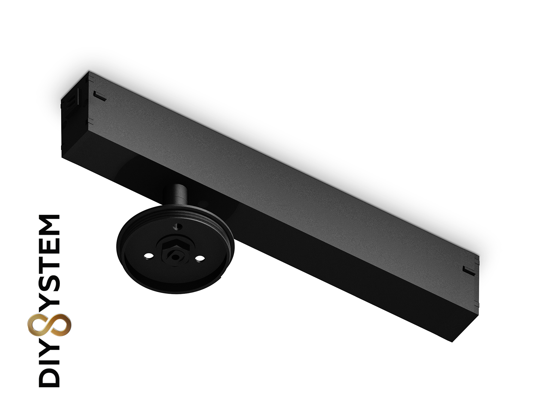 Крепеж трековый для корпуса DIY D60mm Magnetic 220V A2545 BK черный крепеж трековый для корпуса DIY D60mm 232*60*80 Ambrella Light 6
