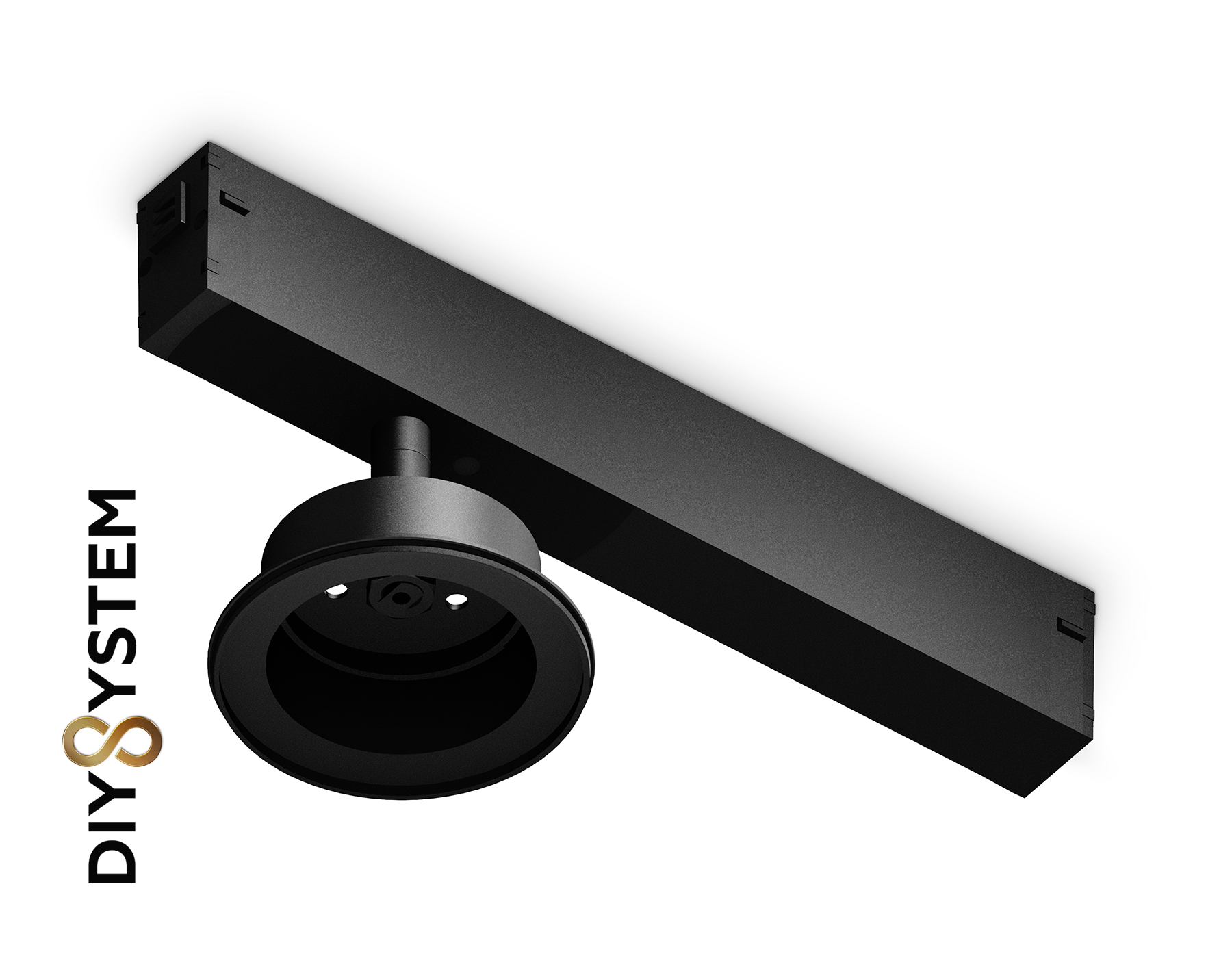 Крепеж трековый для корпуса DIY D85mm Magnetic 220V A2551 BK черный крепеж трековый для корпуса DIY D85mm 232*83*105 Ambrella Light 2