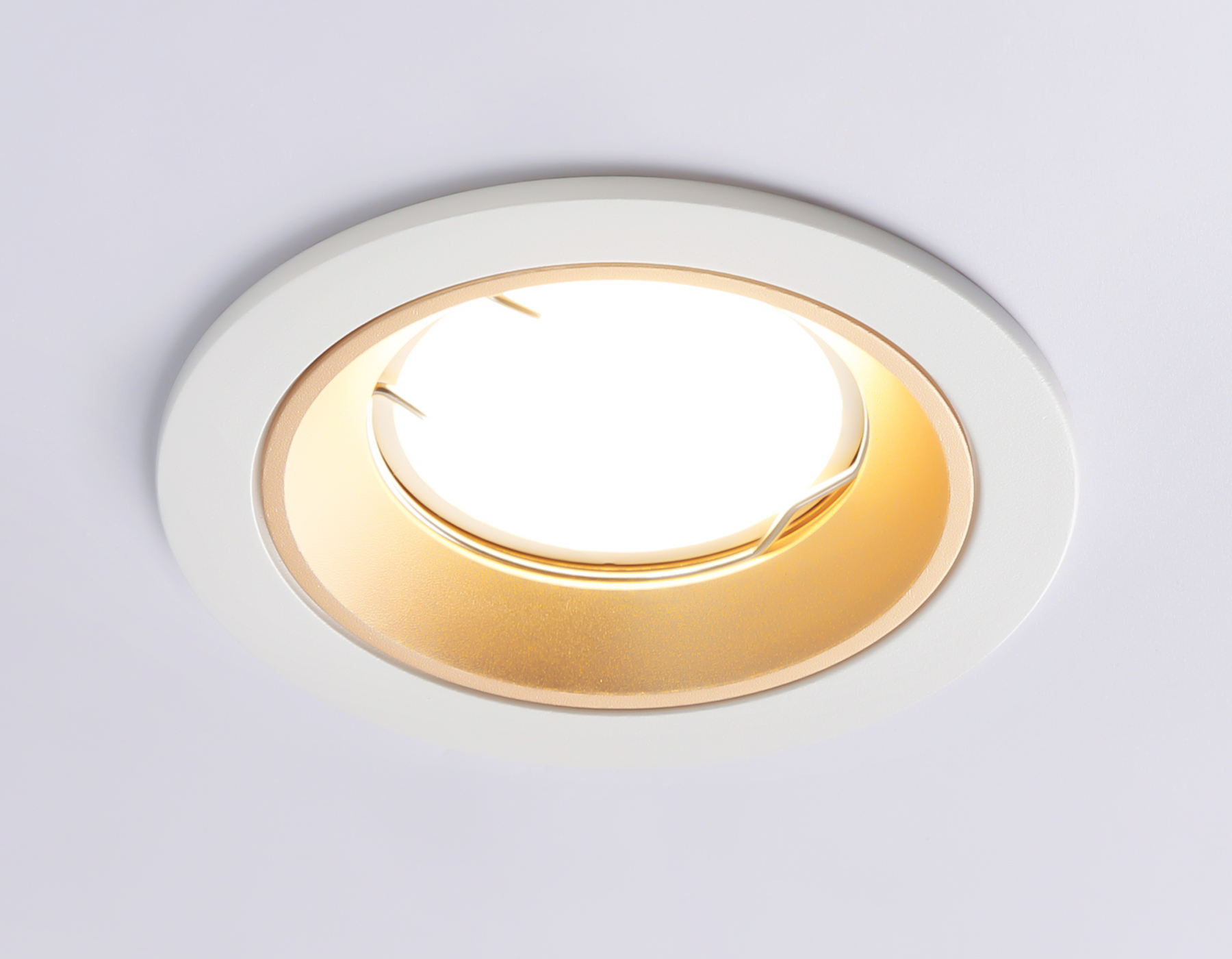 Встраиваемый точечный светильник MR16 A8922 WH/GD белый/золото MR16 GU5.3 D92*24 Ambrella Light 11