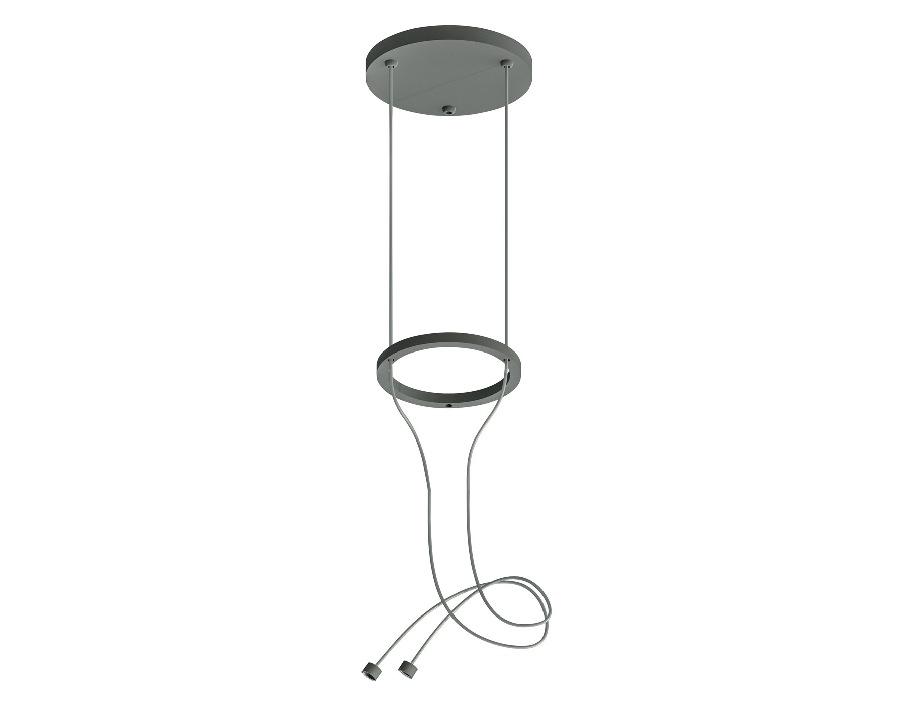 Крепеж подвесной Techno Ring A9205 BK черный D120*1200mm Ambrella Light 2