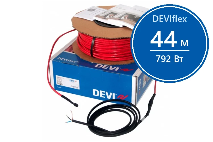 DEVIflex 18T (DTIP18T) - кабель Devi 44м