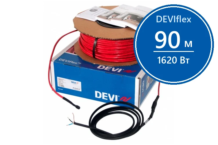 DEVIflex 18T (DTIP18T) - кабель Devi 90м