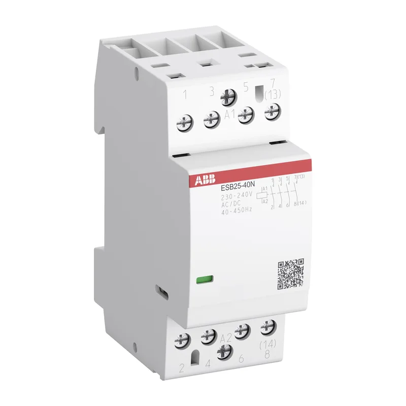 ABB Контактор ESB25-22N-06 модульный (25А АС-1, 2НО+2НЗ), катушка 230В AC/DC 2