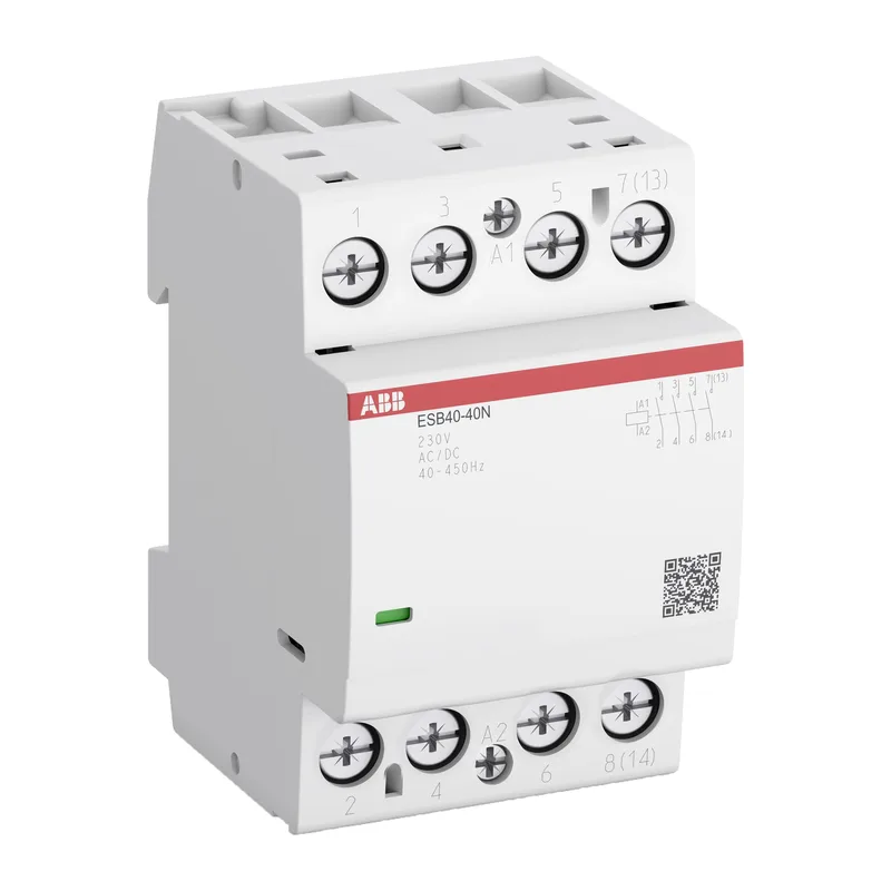 ABB Контактор ESB40-40N-06 модульный (40А АС-1, 4НО), катушка 230В AC/DC 2