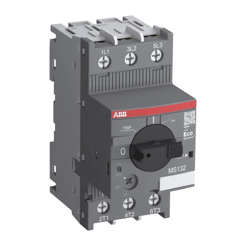 Автомат ABB MS132-32 25кА с регулируемой тепловой защитой 25A - 32А 1SAM350000R1015