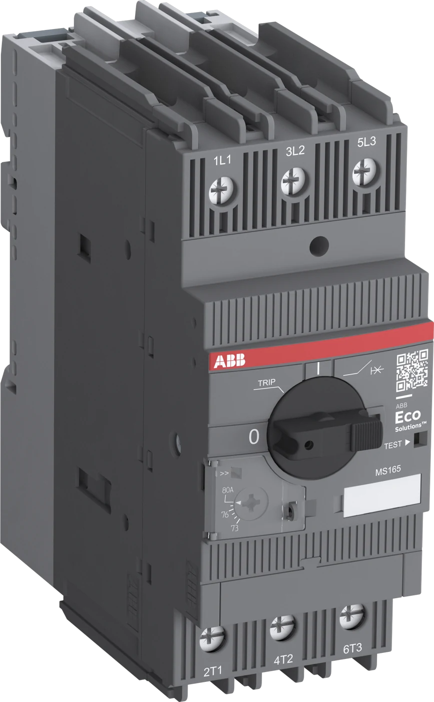 Автомат ABB MS165-65 30кА с регулируемой тепловой защитой 52А - 65А 1SAM451000R1017