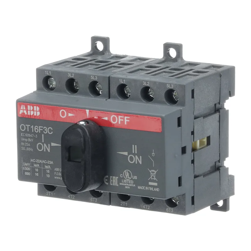 ABB Реверсивный рубильник OT16F3C 16А 3