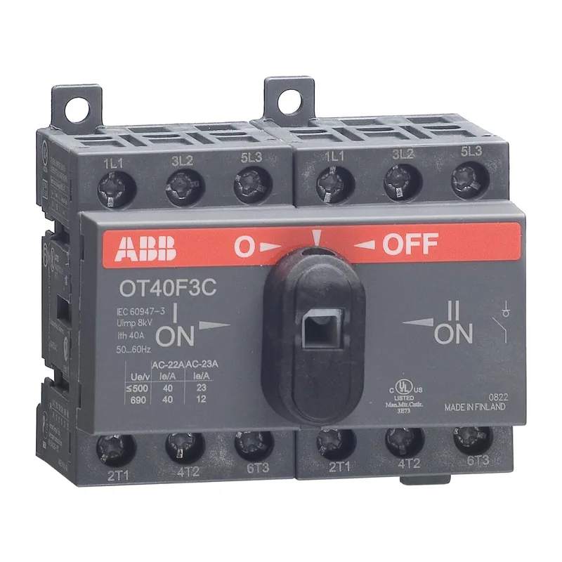 ABB Реверсивный рубильник OT40F3С 40А 2