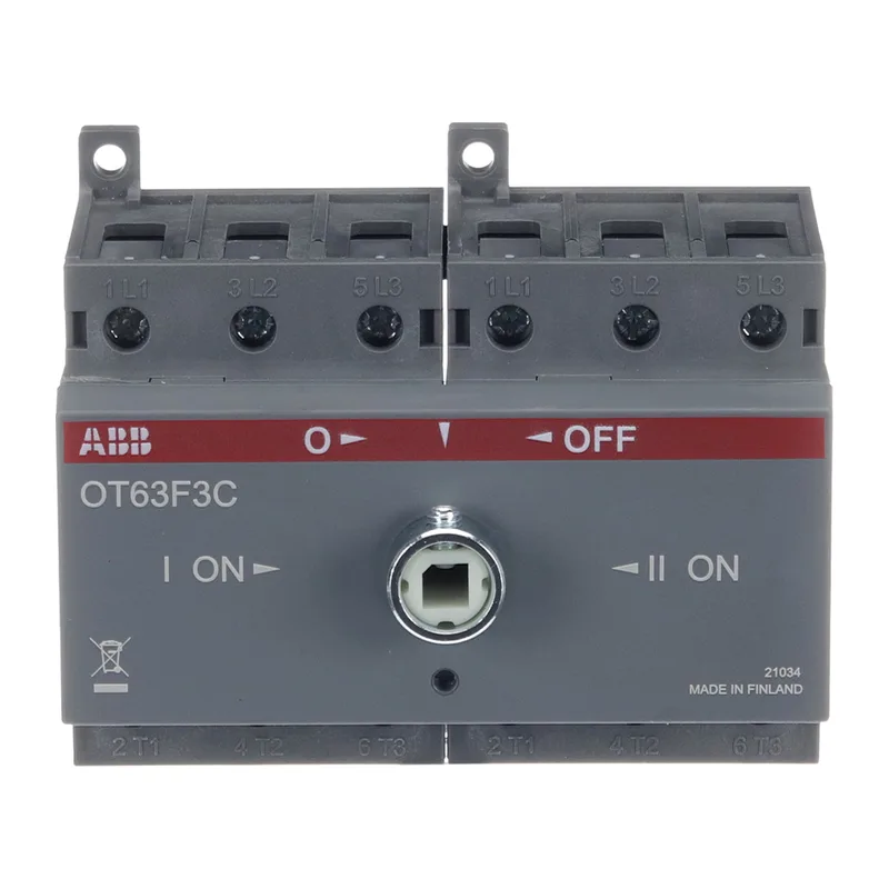ABB Реверсивный рубильник OT63F3C 63А (без ручки) 2