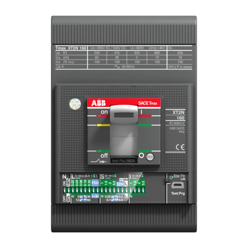 Автомат ABB XT2N 160 Ekip LS/I In=100A 3p F F Выключатель автоматический 1SDA067057R1 2