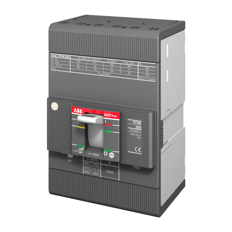 Автомат ABB XT3N 250 TMD 200-2000 3p F F Выключатель автоматический 1SDA068058R1 3