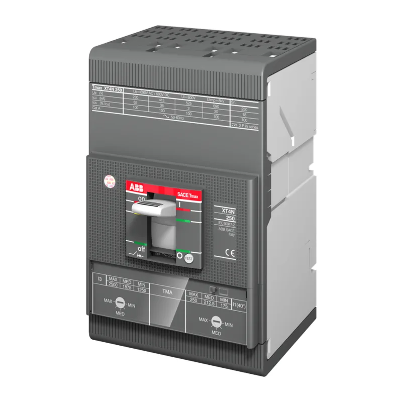 Автомат ABB XT4N 250 TMA 200-2000 3p F F Выключатель автоматический 1SDA068090R1 3